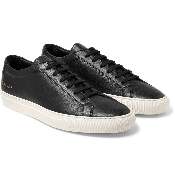 Photo: Common Projects - Original Achilles Full-Grain Leather Sneakers - Men - Black