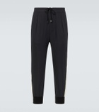 Tom Ford Cotton and silk twill sweatpants