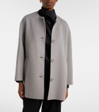 'S Max Mara Scarf-detail virgin wool coat