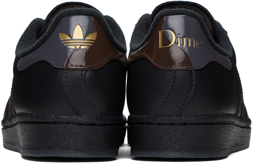 Dime Black adidas Originals Edition Superstar ADV Sneakers Dime