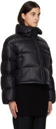 DRAE Black Cropped Down Jacket