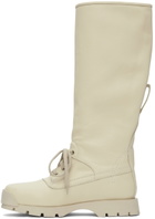 Jil Sander Lace-Up Elba Boots