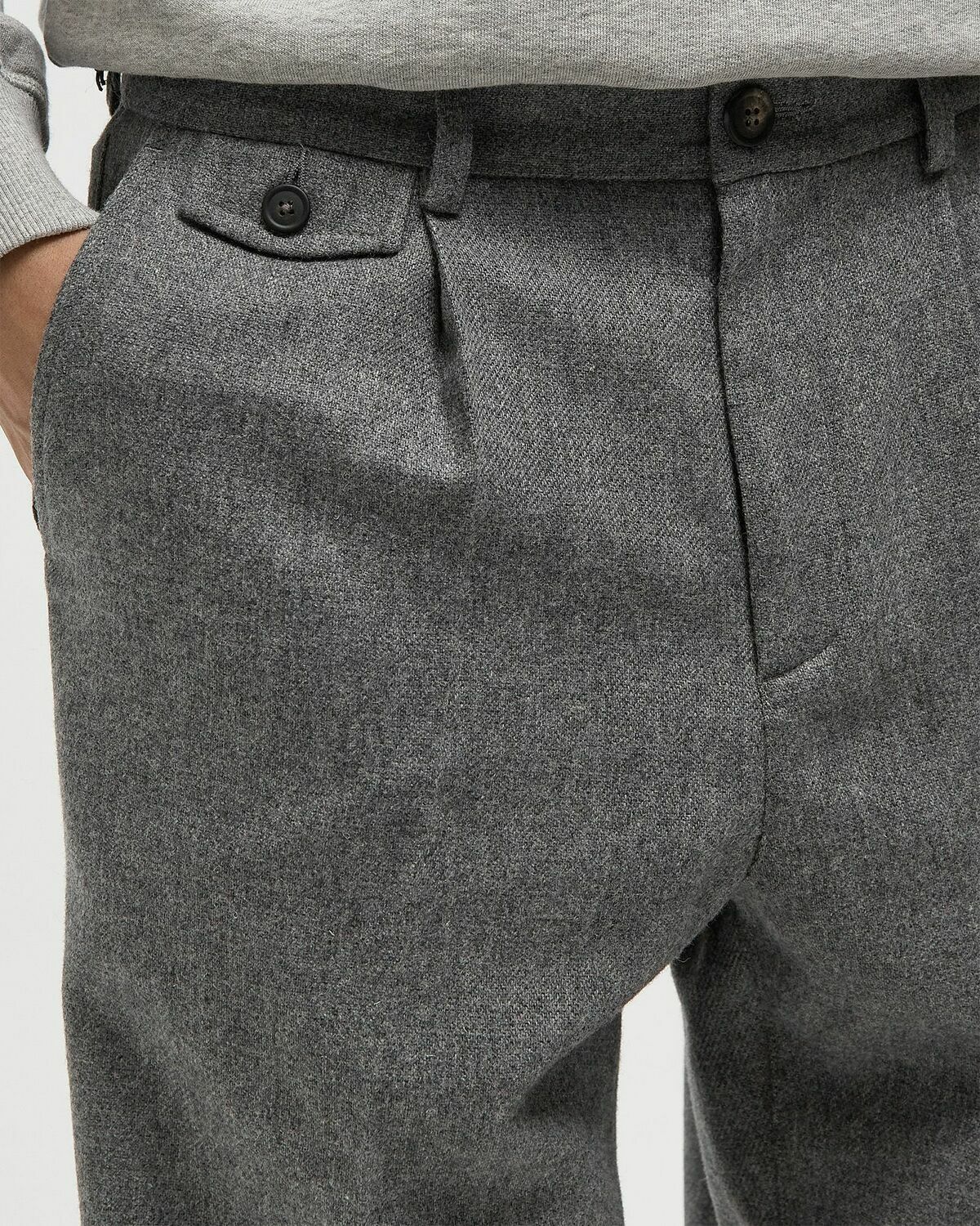 Edmmond Studios JACK PANT Grey Mens Casual Pant