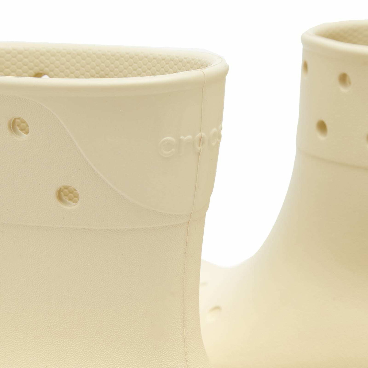 Crocs Women's Classic Crush Rain Boot in Bone