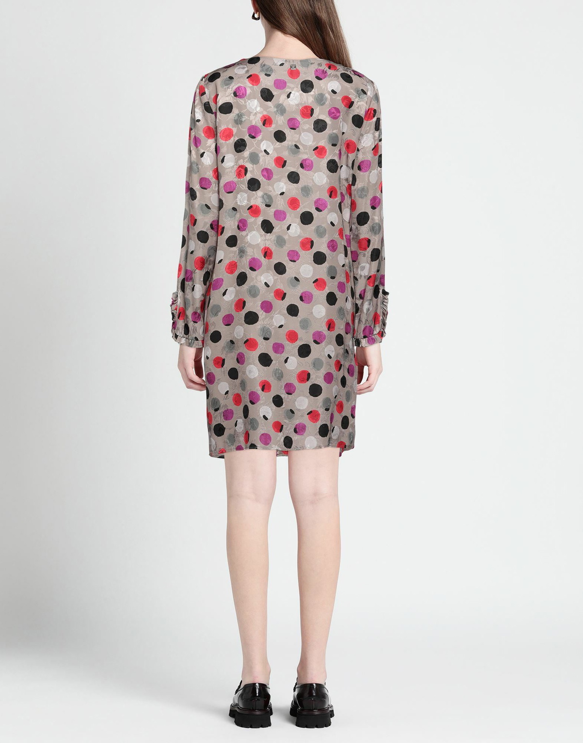 Manila Grace Womens Mini dress Taupe