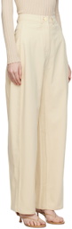 BEVZA Beige Ballon Jeans
