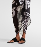 Cala de la Cruz Luana printed beach cover-up
