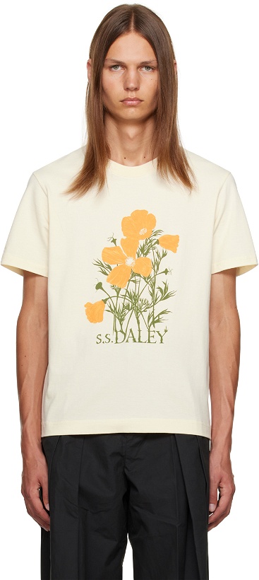 Photo: S.S.Daley Yellow Printed T-Shirt