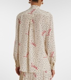 Valentino Plus De Pois silk crêpe de chine shirt