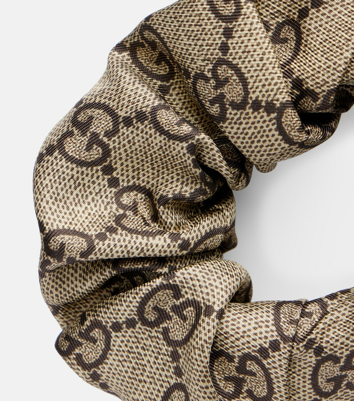 Gucci GG jacquard silk scrunchie