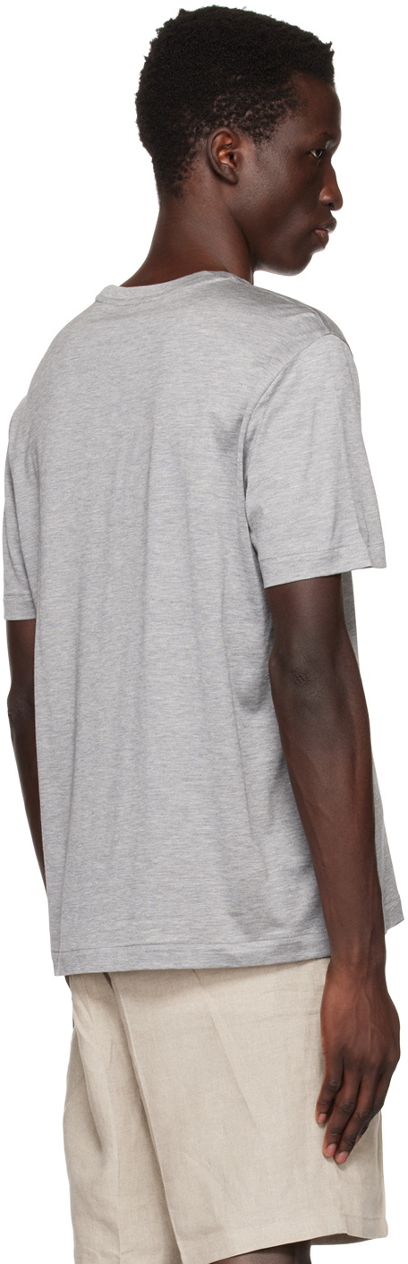 Brioni Gray Crewneck T-Shirt
