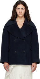 Loulou de Saison Navy NEIL Double Breasted Jacket