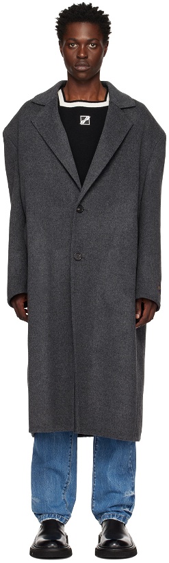 Photo: We11done Gray Oversized Coat