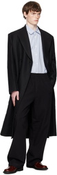 HOPE Black Relaxed Double Breasted Coat