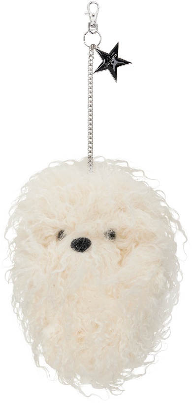 Photo: VAQUERA Off-White Furry Teddybear Keychain