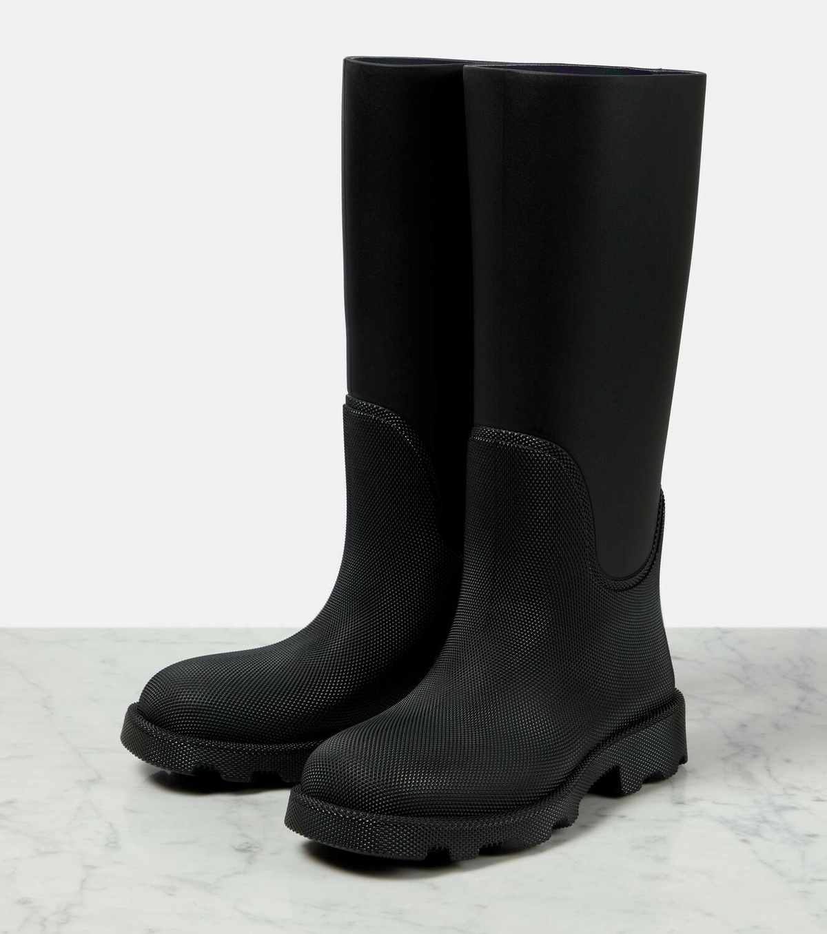 Burberry London Black Rain boots Size 45 Dust Bag Included Burberry  main image 2