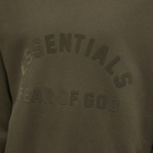 Fear of God ESSENTIALS Men's Spring Nylon Fleece Hoodie in Ink/Jet Black