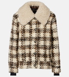Moncler Grenoble Camlez shearling-trimmed wool down jacket
