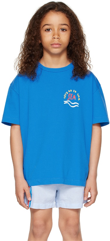 Photo: Bonmot Organic Kids Blue 'Underwater Life' T-Shirt