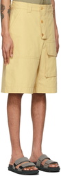 Jacquemus Yellow 'Le Short Laurier' Shorts