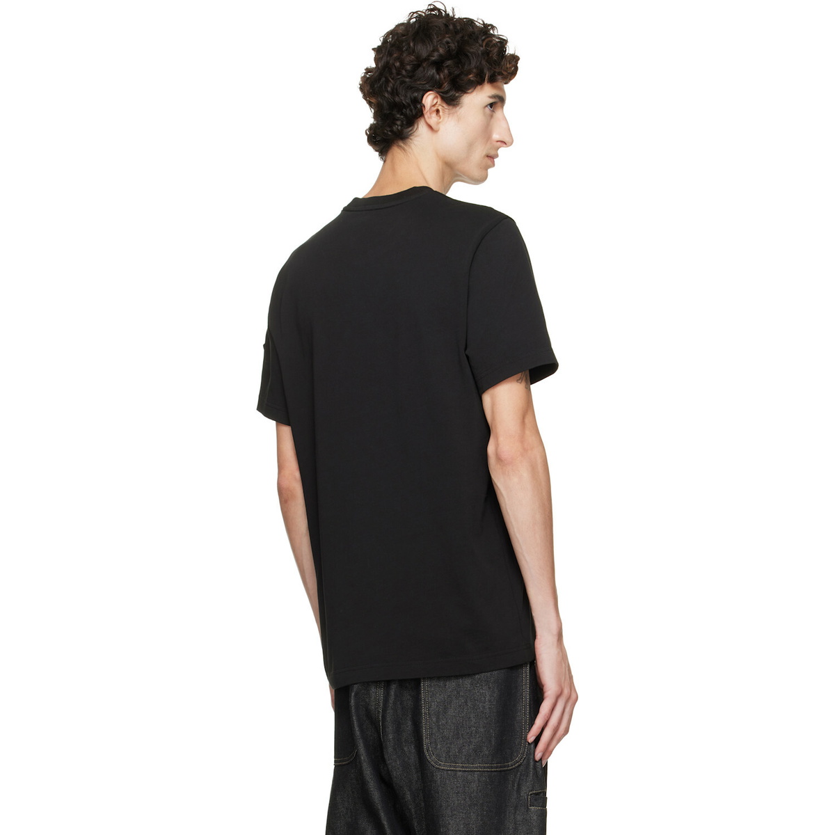 Moncler Black Logo Cotton T-shirt