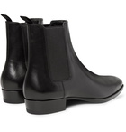 Saint Laurent - Polished-Leather Chelsea Boots - Black