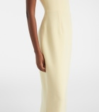 Safiyaa Vanna draped crêpe gown