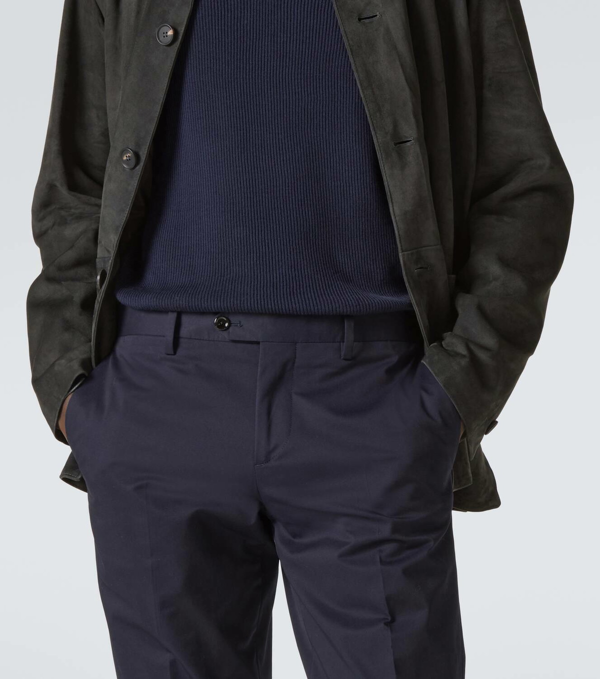 Lardini Straight cotton chinos
