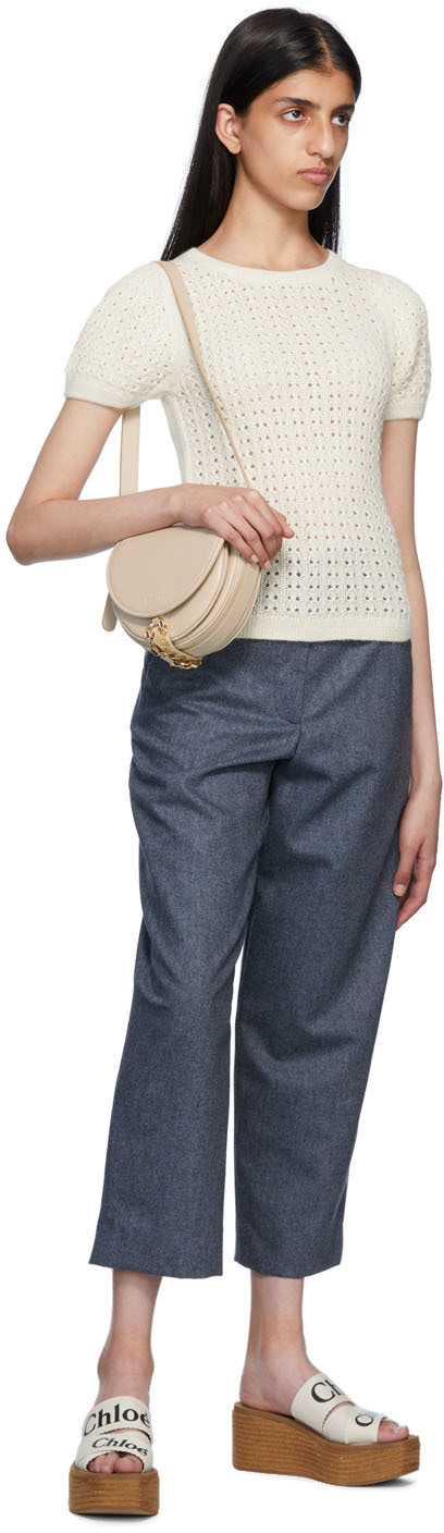 See by Chloé Beige Small Mara Saddle Bag
