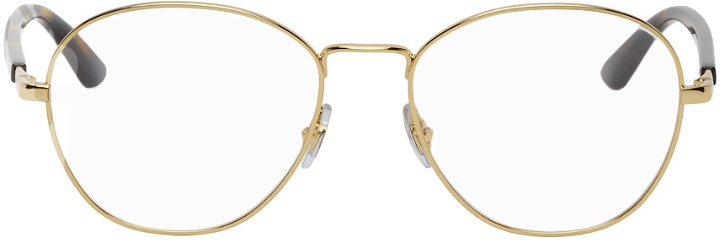 Photo: Ray-Ban Gold RB6470 Round Glasses