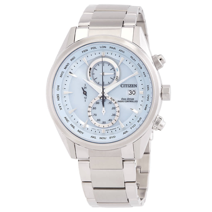 Photo: Citizen Perpetual World Time Chronograph Mens Watch AT8260-51M