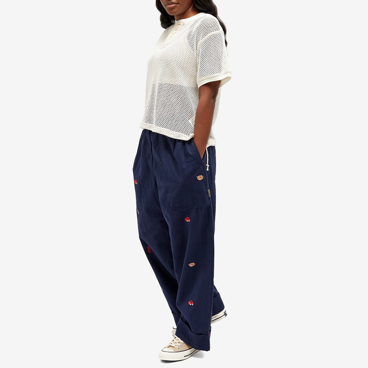 L.F. Markey Women's Beckett Trouser in Navy