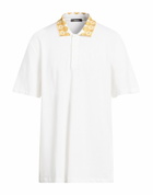 Versace Mens Polo shirt in White