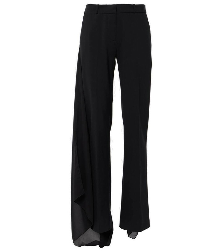 Photo: Coperni Draped twill straight pants