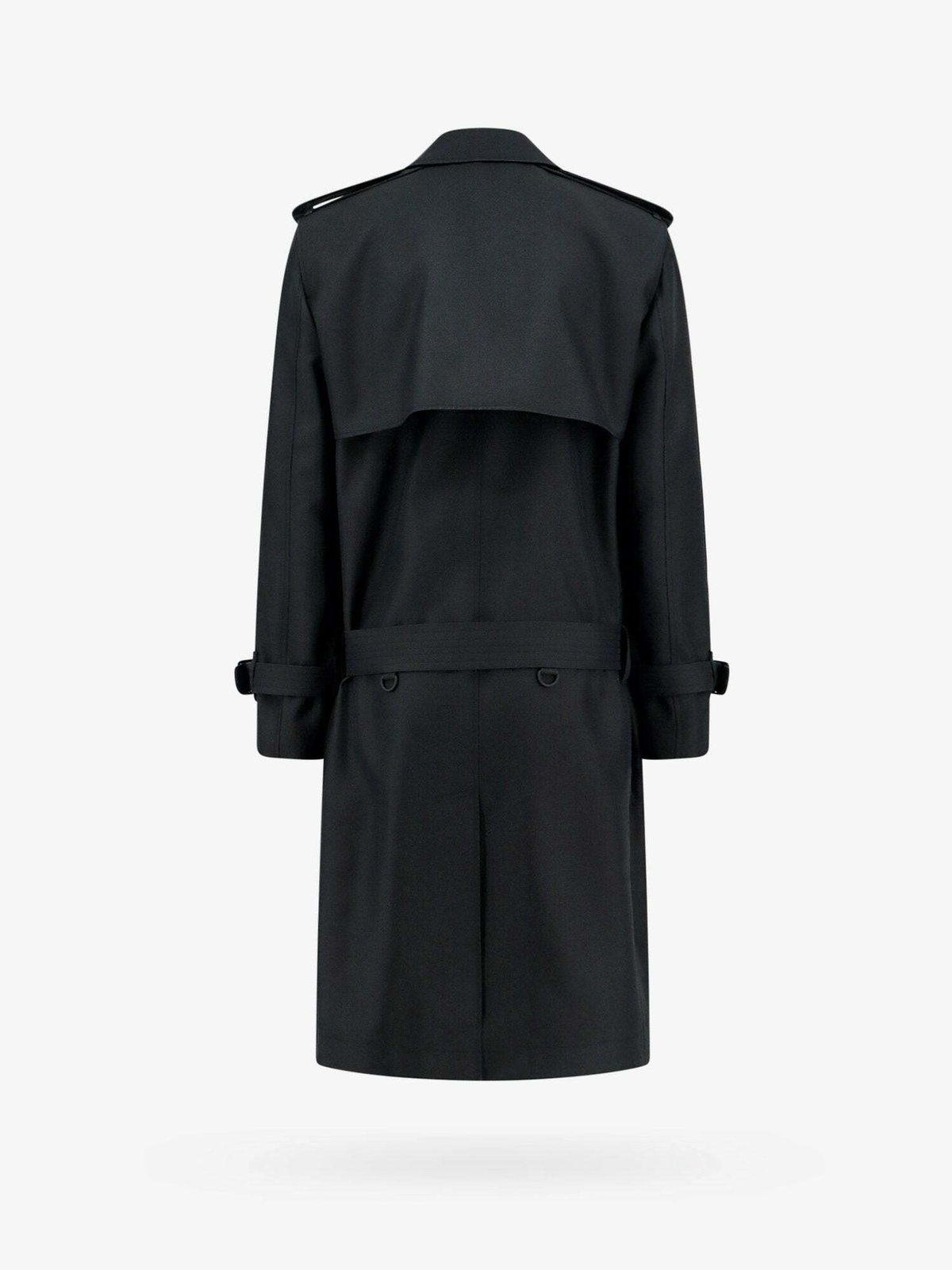 ジャケット・アウター Burberry Black Label Mens Trench Coat Burberry Black Label trench coat Men's Black polyester Size L | eBay