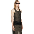 Rick Owens Black Tower Pony Tank Top