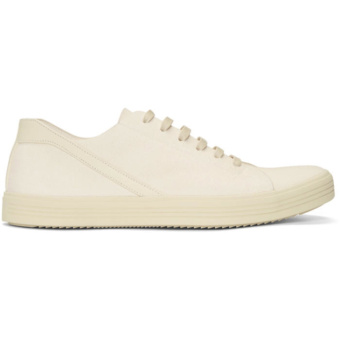 Photo: Rick Owens White and Off-White Geothrasher Low Sneakers 