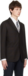 Ring Jacket Brown Check Blazer