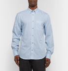 Acne Studios - Isherwood Button-Down Collar Striped Cotton-Poplin Shirt - Men - Light blue