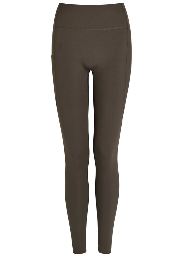 Photo: ON Studio Stretch-jersey Cropped Leggings Brown
