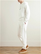 Brunello Cucinelli - Straight-Leg Cotton-Blend Jersey Sweatpants - White