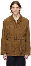 Polo Ralph Lauren Brown Corduroy Belted Jacket