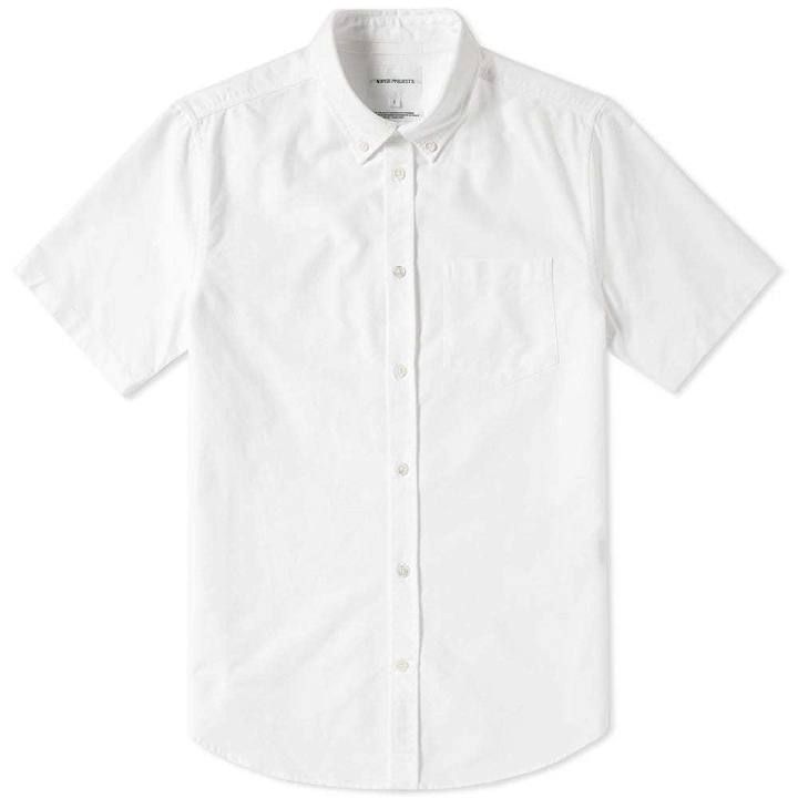 Photo: Norse Projects Short Sleeve Theo Oxford Shirt White