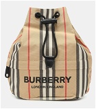 Burberry - Phoebe Check drawstring pouch