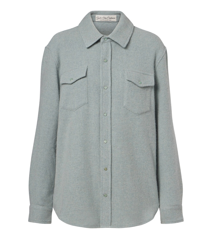 Photo: God's True Cashmere Celeste cashmere shirt