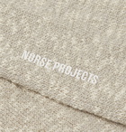 Norse Projects - Ebbe Mélange Stretch Cotton-Blend Socks - Gray