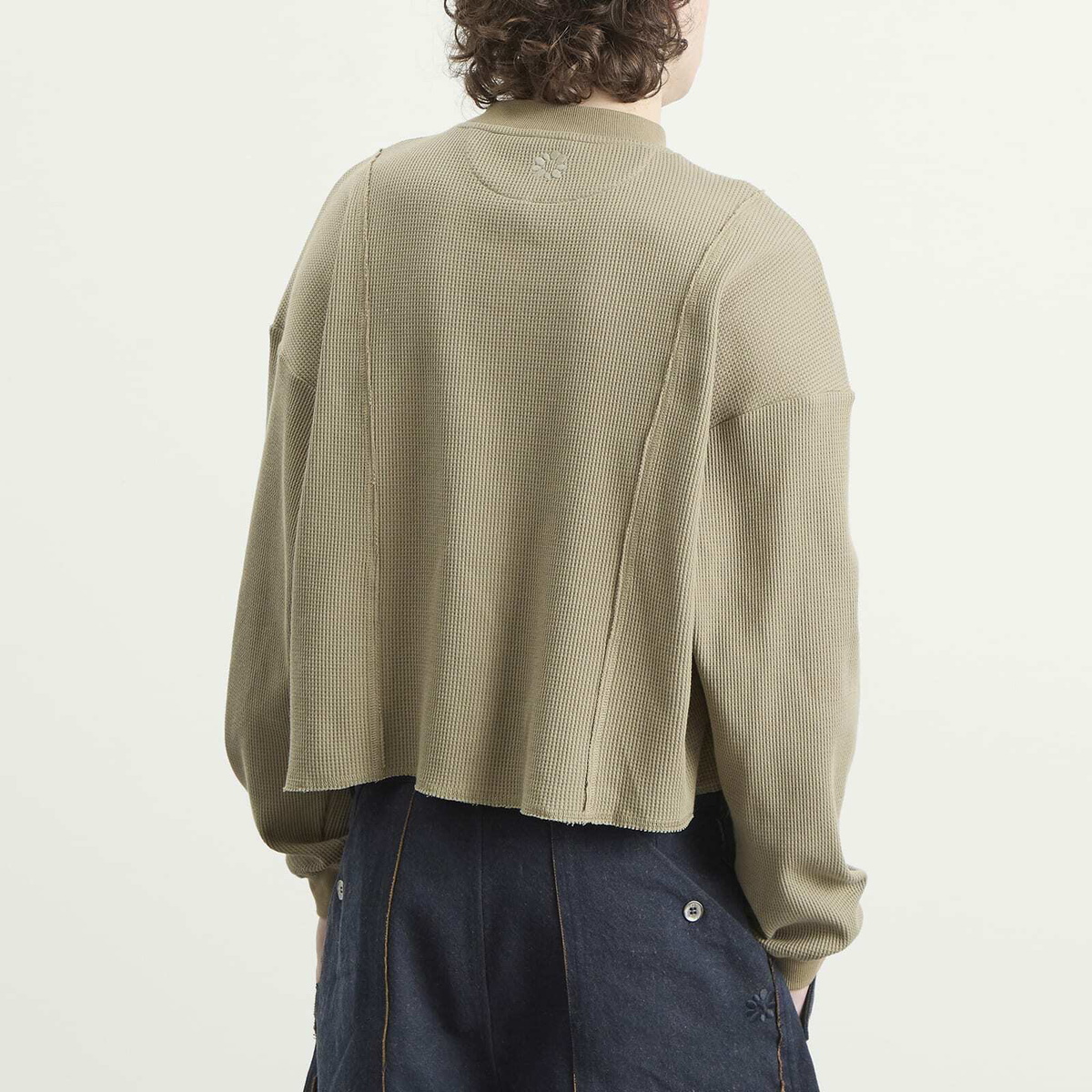 Gander Men's Waffle Longsleeve T-Shirt in Olive