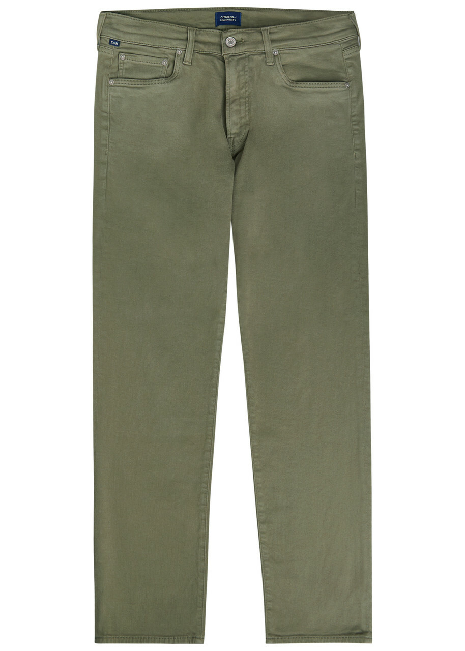 Citizens OF Humanity Elijah Straight-leg Jeans Khaki