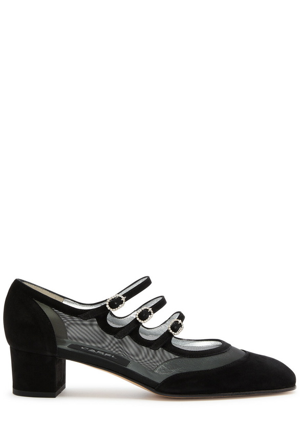 Photo: Carel Kinight 40 Mesh and Suede Mary Jane Pumps