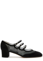 Carel Kinight 40 Mesh and Suede Mary Jane Pumps